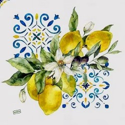 1serviette papier Citrons-62