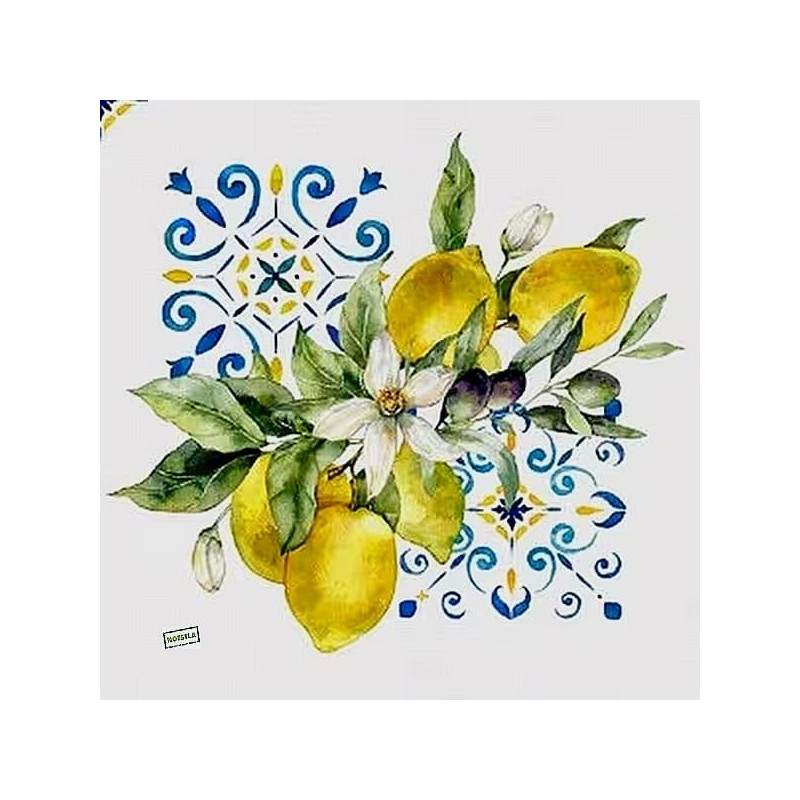 1serviette papier Citrons-62