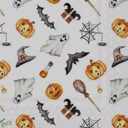 1 serviette Halloween -39