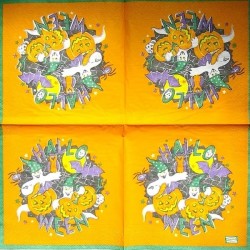 1 serviette Halloween -20