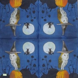 1 serviette Halloween -18