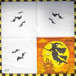 1 serviette Halloween -25