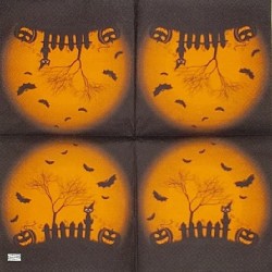 1 serviette Halloween -31