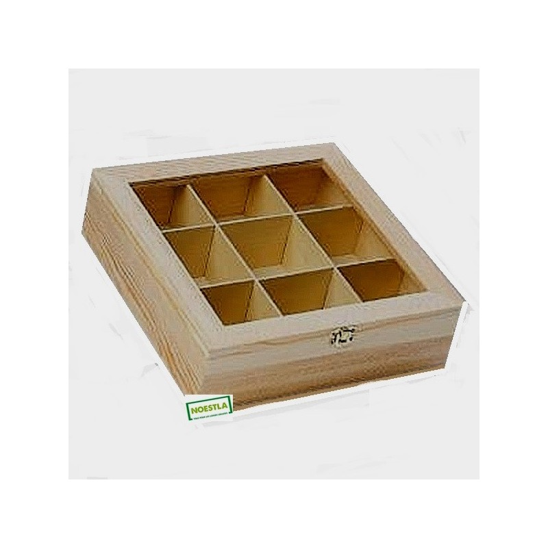 Boite bois casiers- serviettage