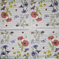 1serviette Mix Fleurs-121
