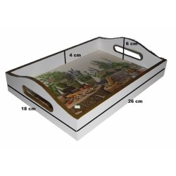 plateau bois CUISINE serviettage