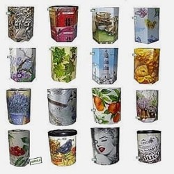 Divers pots bois  serviettage