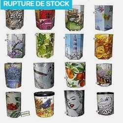 Divers pots bois  serviettage