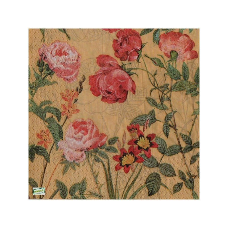 1 serviette Mix de Fleurs -48