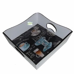 Plateau bois Expresso serviettage