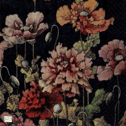 1 serviette Coquelicots -73