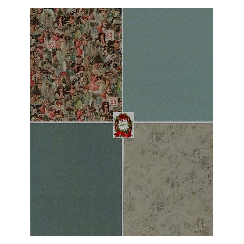 12 papiers découpage Noêl -D12