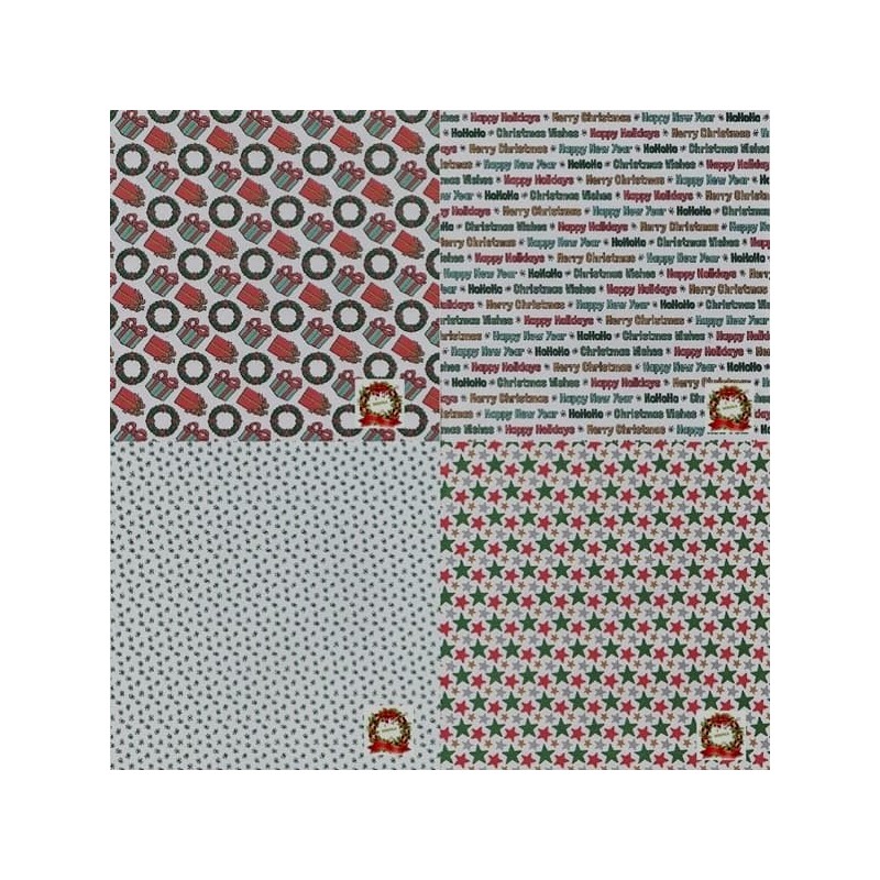 16 papiers découpage Noêl -D18