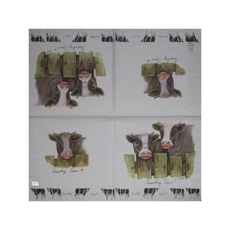 1 serviette Les Vaches -94