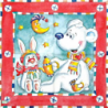 1 serviette papier Ourson -34