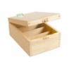 Boite bois Fleurs serviettage