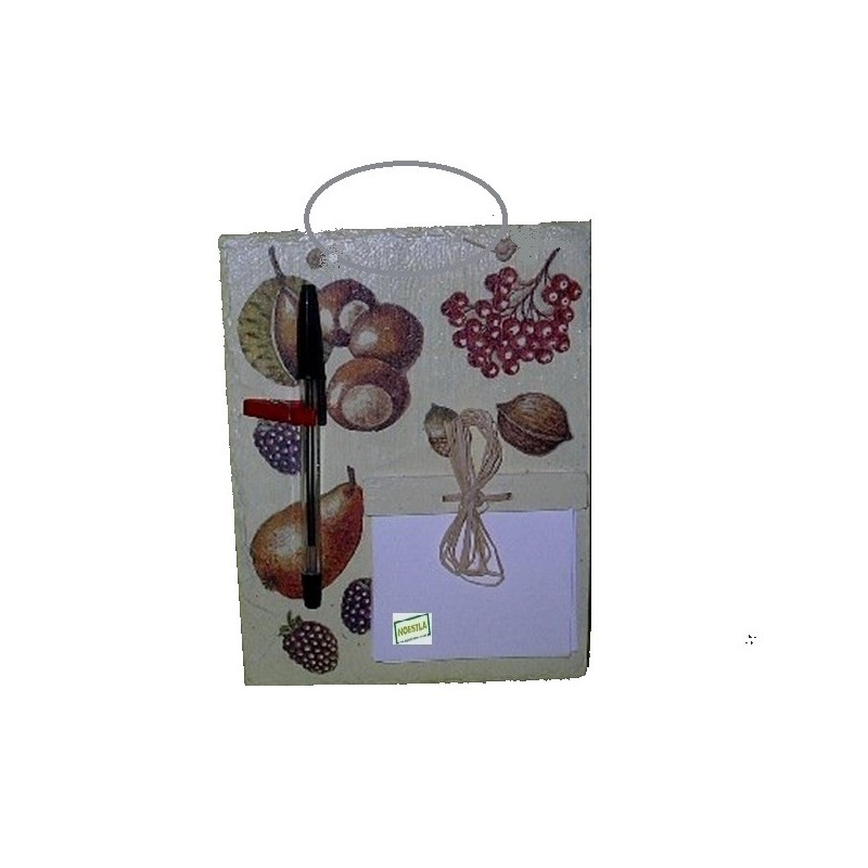 Mémo ardoise Cuisine serviettage