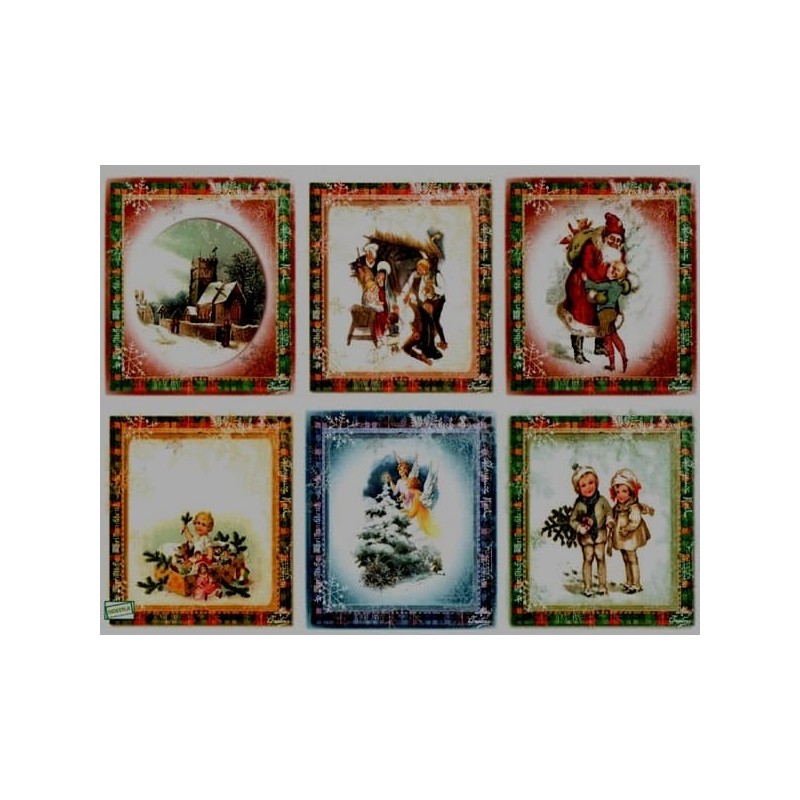 1papier découpage Noêl-D344