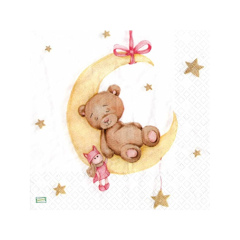 1 serviette papier Ourson -39