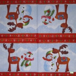 serviette Bonhomme de Neige-12
