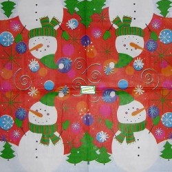 serviette Bonhomme de Neige-17