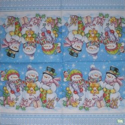 serviette Bonhomme de Neige-19