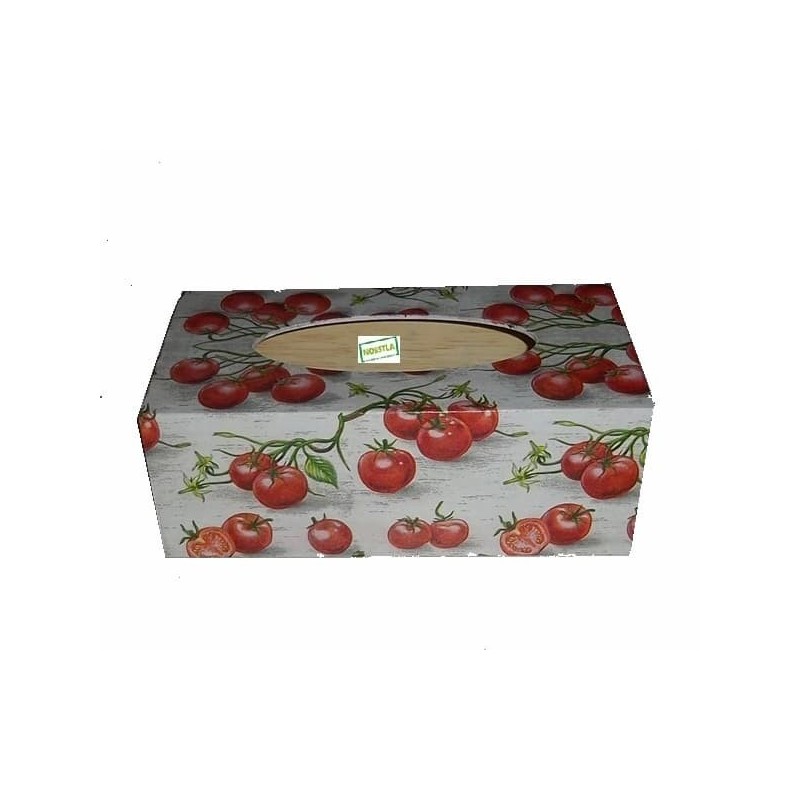 Boite mouchoirs Tomates serviettage