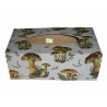 Boite mouchoirs Champignons serviettage