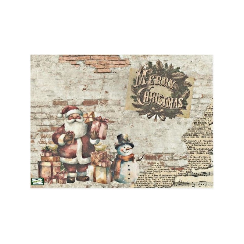 1papier de riz Noêl -PFY4