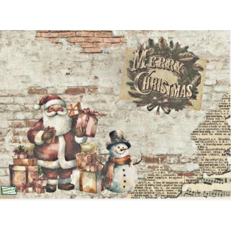 1papier de riz Noêl -PFY4