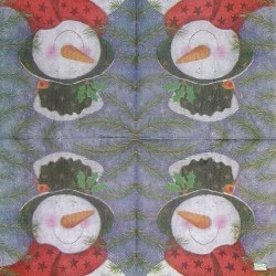 serviette Bonhomme de Neige-31