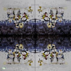 serviette Bonhomme de Neige-32