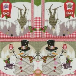 serviette Bonhomme de Neige-36