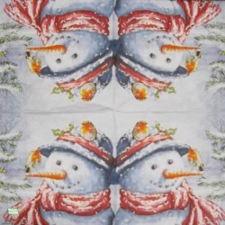 serviette Bonhomme de Neige-37