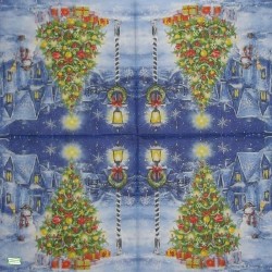 serviette Bonhomme de Neige-43