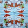 serviette Bonhomme de Neige-50