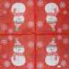 serviette Bonhomme de Neige-54