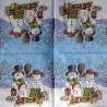 serviette Bonhomme de Neige-57