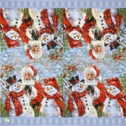 serviette Bonhomme de Neige-75