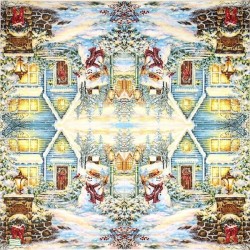 serviette Bonhomme de Neige-63