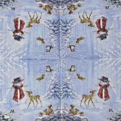 serviette Bonhomme de Neige-69