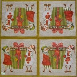 serviette Bonhomme de Neige-73