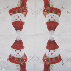 serviette Bonhomme de Neige-81