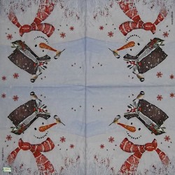 serviette Bonhomme de Neige-82