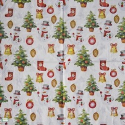 serviette Bonhomme de Neige-84