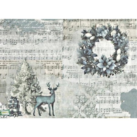 1papier de riz Noêl -PFY9