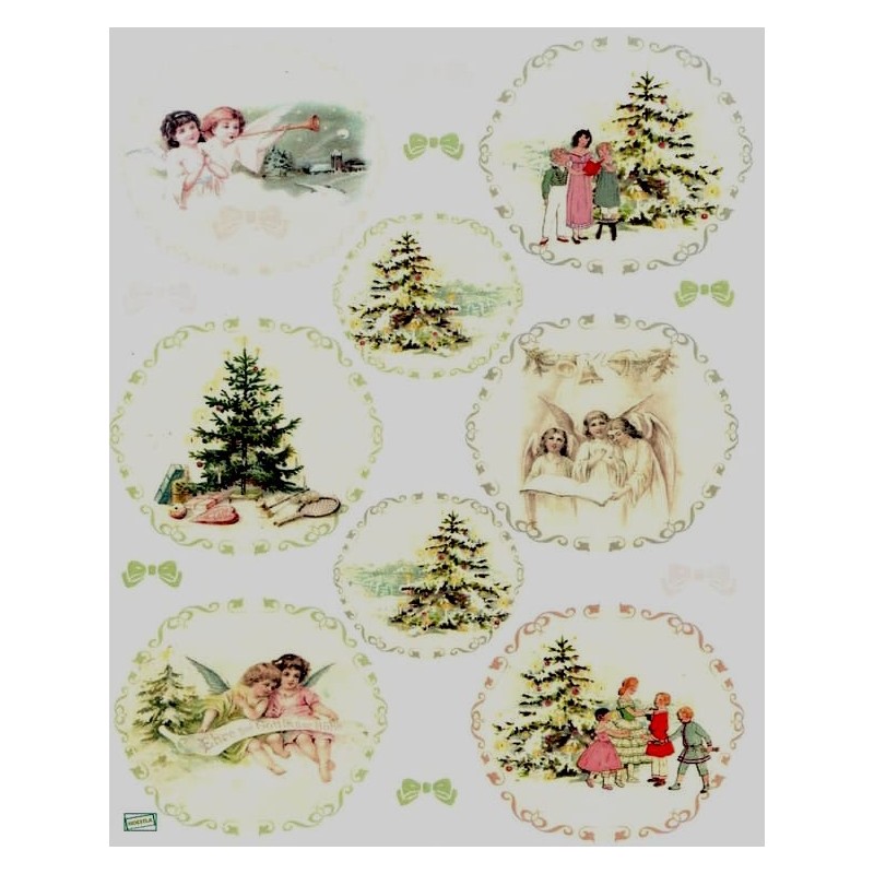 1 papier de riz Noêl-R172