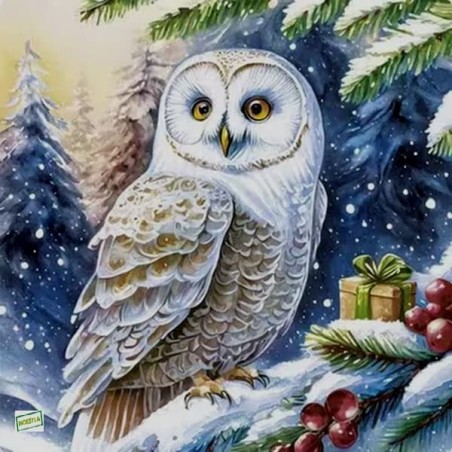 1 serviette La chouette -59