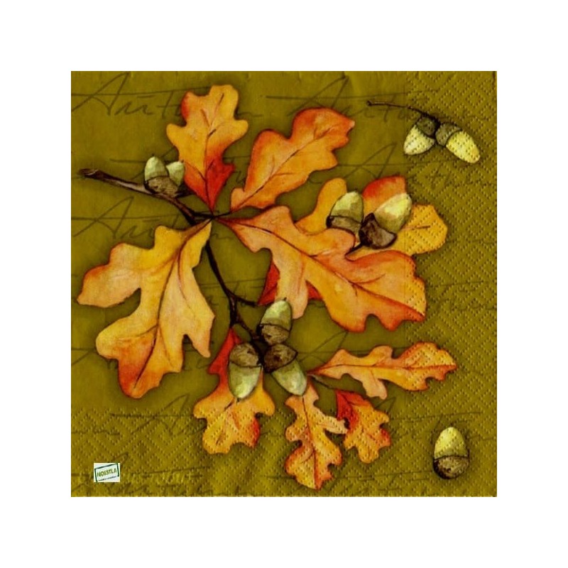 1serviette papier Feuillage-63