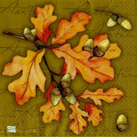 1serviette papier Feuillage-63